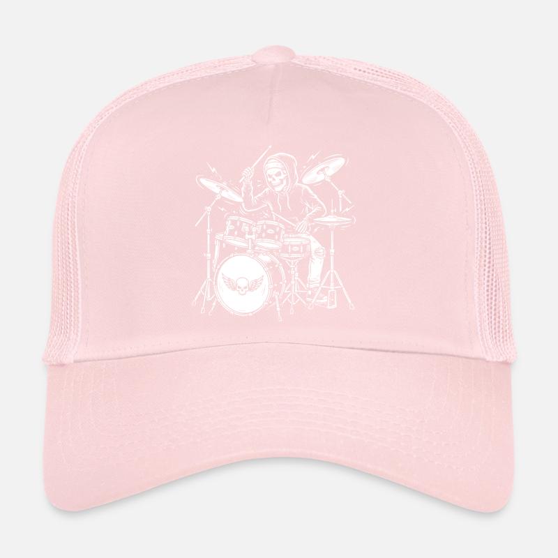 Squelette du batteur sinistre Casquette trucker 