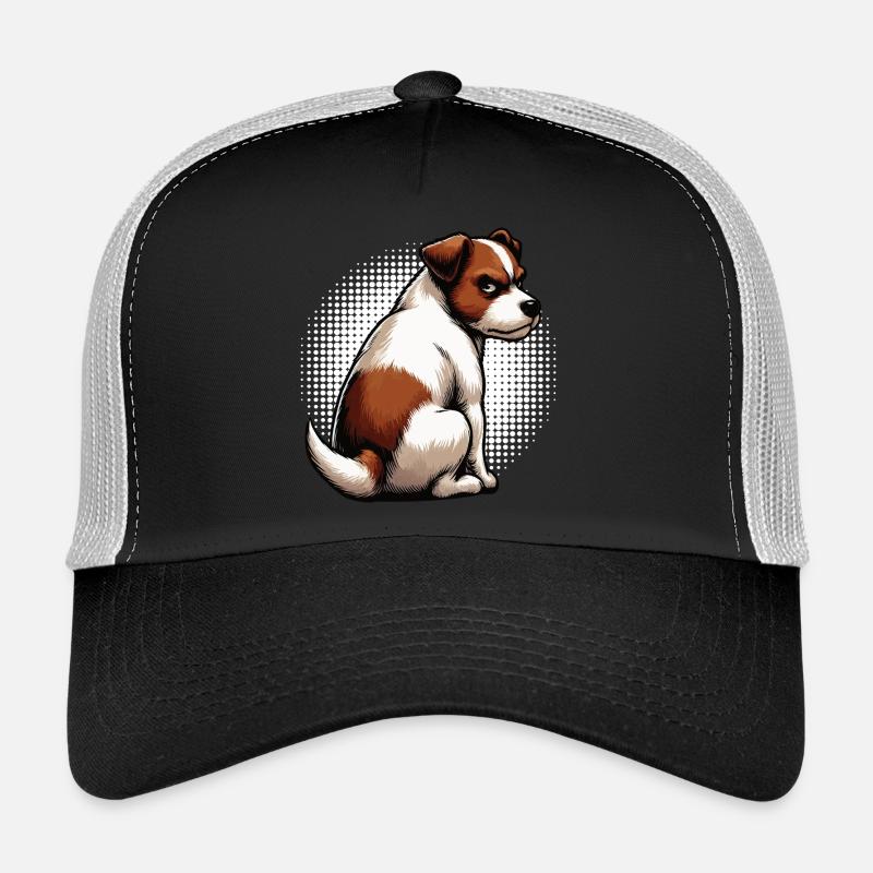 Jack Russel terrier Jacky propriétaire de Jack Russel Casquette trucker 