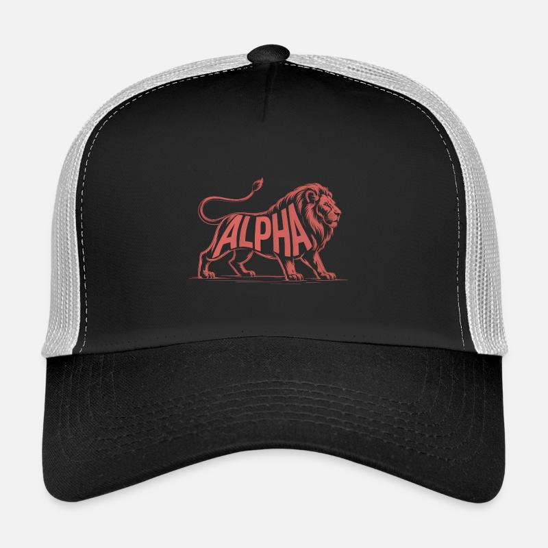 Alpha - Cool Lion Logo Trucker Cap