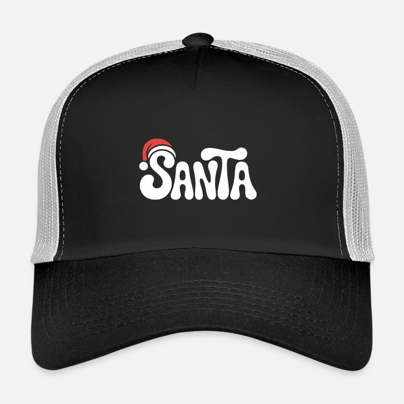 Père Noël - Logo de bande dessinée vintage cool Casquette trucker 