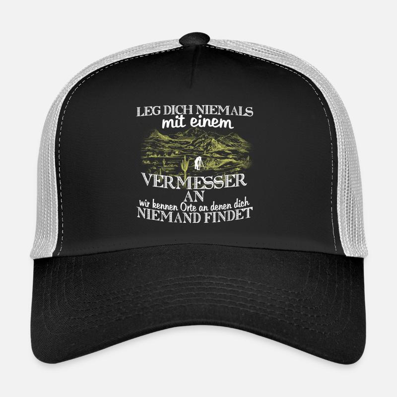 Vermesser - Trucker Cap - Schwarz/Steingrau