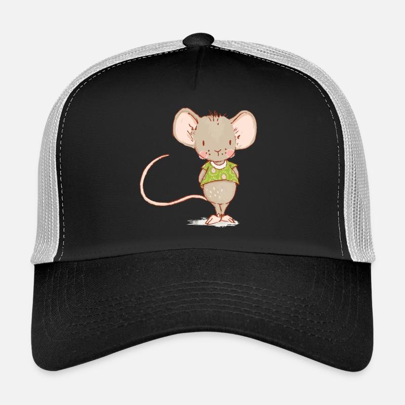 mouse - Trucker Cap - black/stone grey