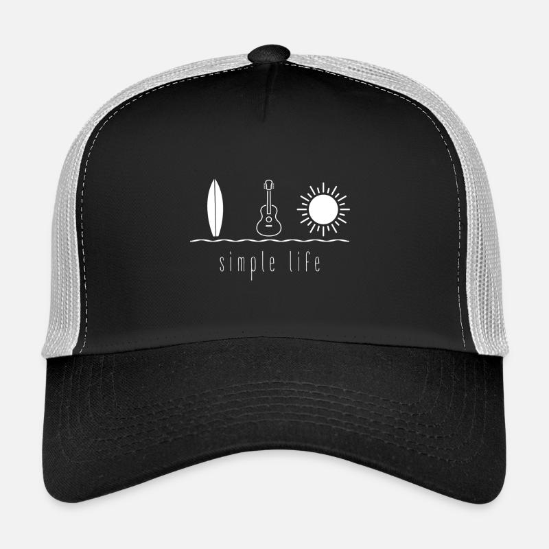 Simple Life Ukulélé Casquette trucker 