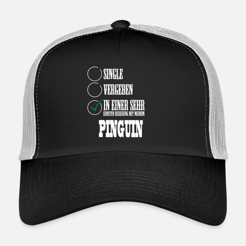 In einer Beziehung mit meinem Pinguin Trucker Cap