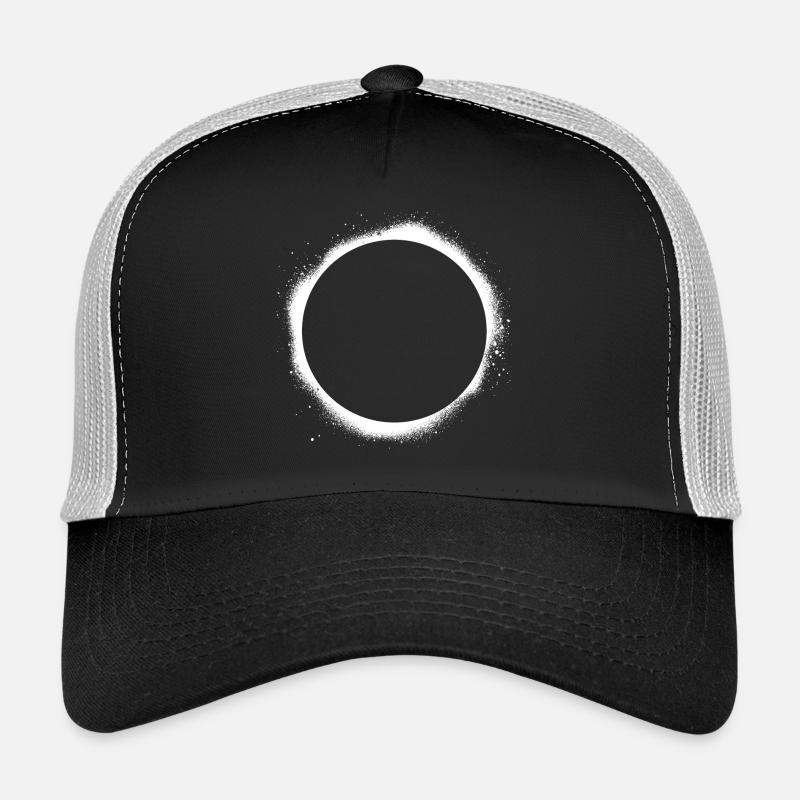 éclipse solaire - Casquette trucker  - noir/gris pierre