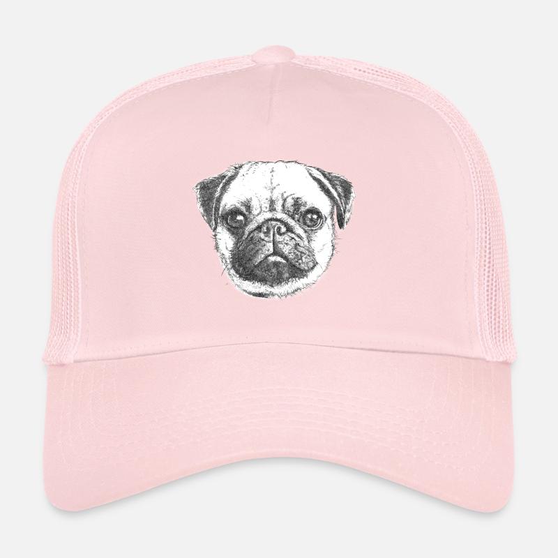 PUG | MOPS - TIREES Casquette trucker 