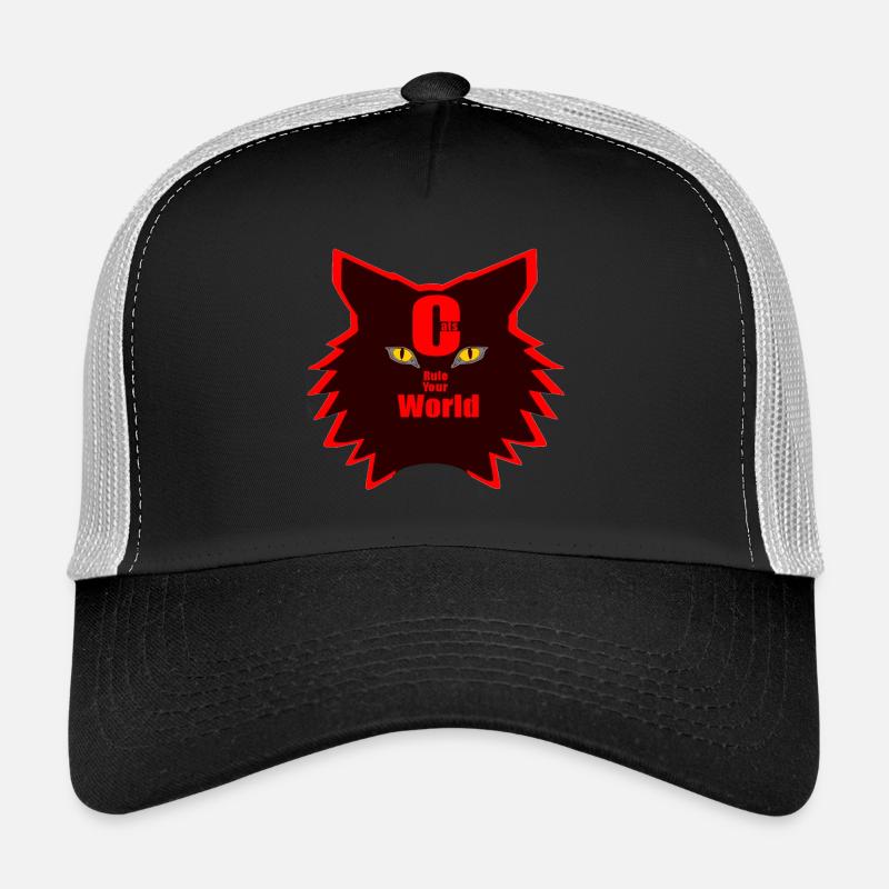 Macht Katzen - Trucker Cap - Schwarz/Steingrau