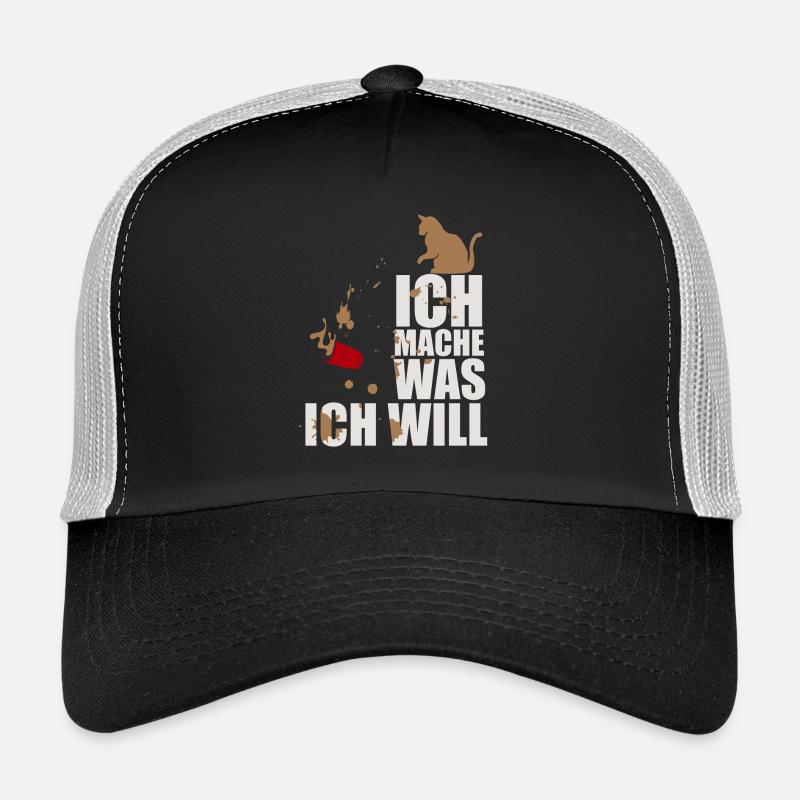 ICH MACHE WAS ICH WILL! KATZE Trucker Cap