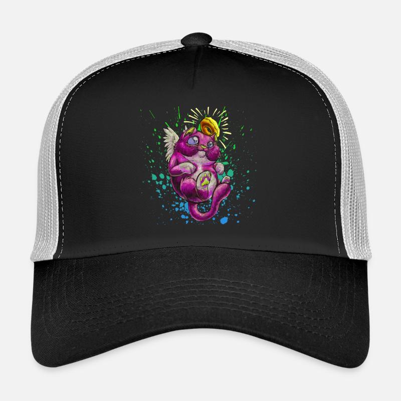 Saint cat - Trucker Cap - black/stone grey