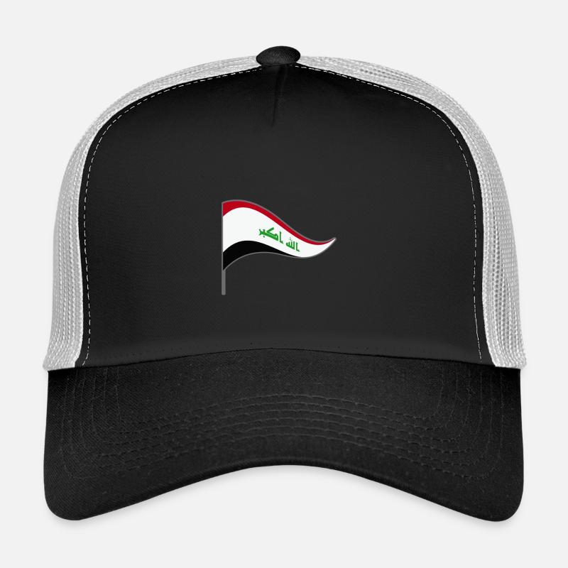 Irak Bagdad bannière couleurs drapeau drapeau du pays Casquette trucker 