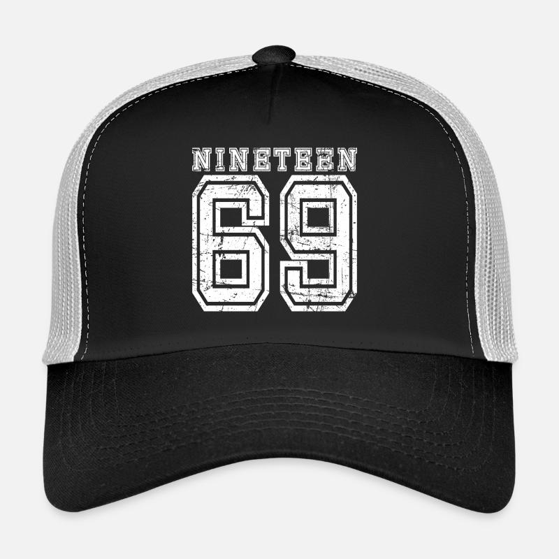 NINETEEN 1969 - Trucker Cap - black/stone grey
