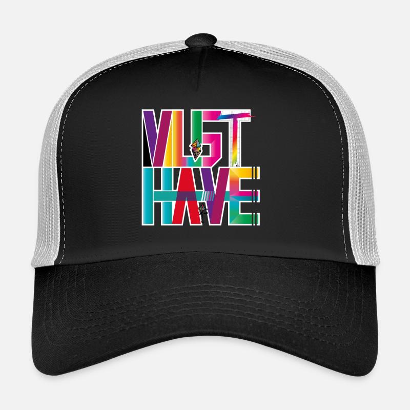Must-Have - Trucker Cap - Schwarz/Steingrau