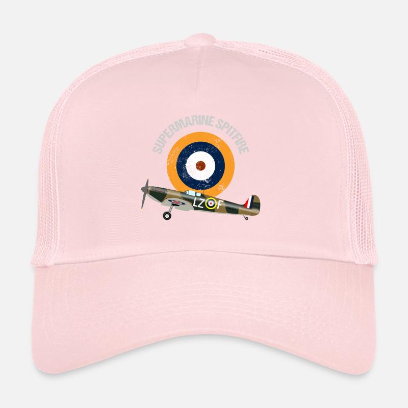 Retro Design avions Supermarine Spitfire Warbird Casquette trucker 