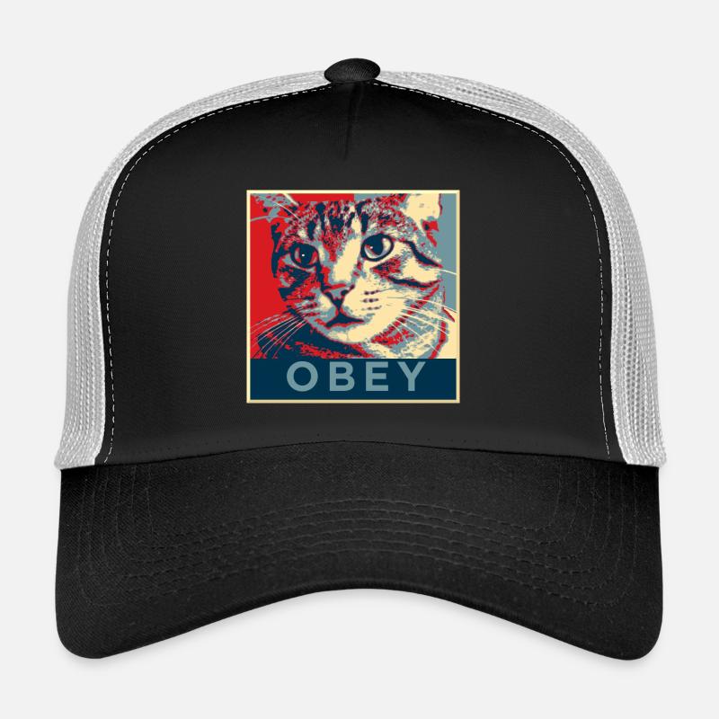 Obey the Cat! Trucker Cap