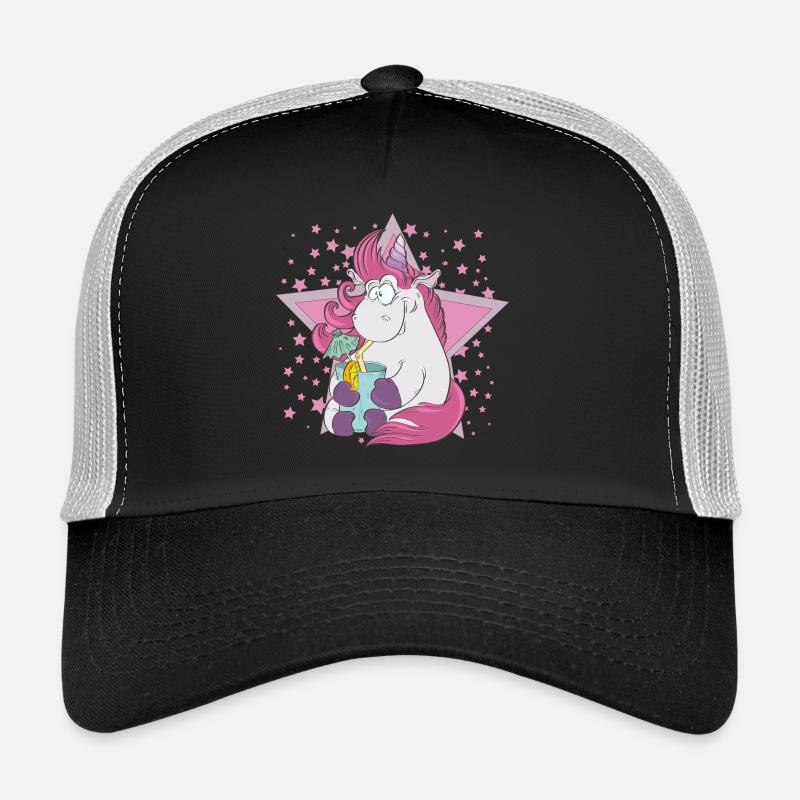 unicorn - Trucker Cap - black/stone grey