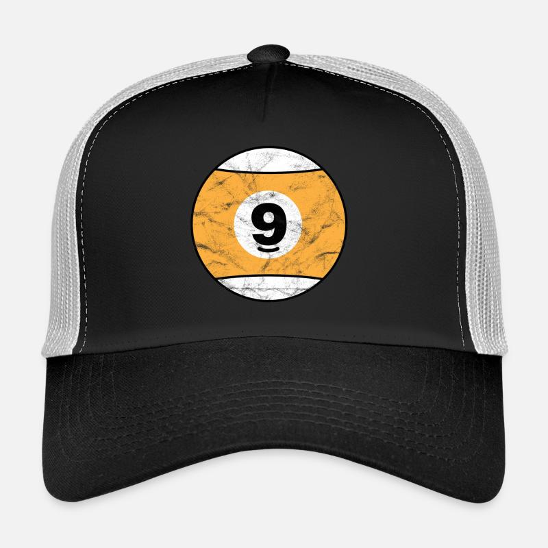 Billards jaune neuf neuf cru Casquette trucker 