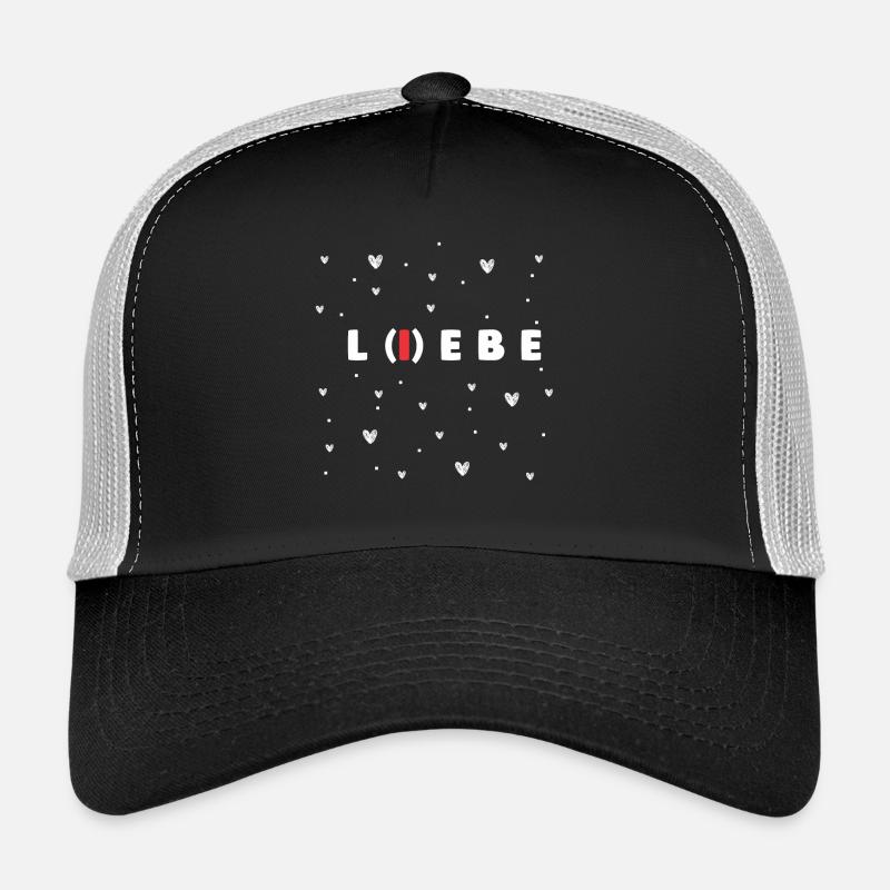 L(I)EBE - Trucker Cap - Schwarz/Steingrau