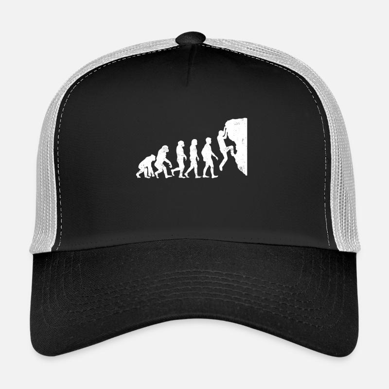 Klettern evolution bouldern geschenk bergsteigen Trucker Cap