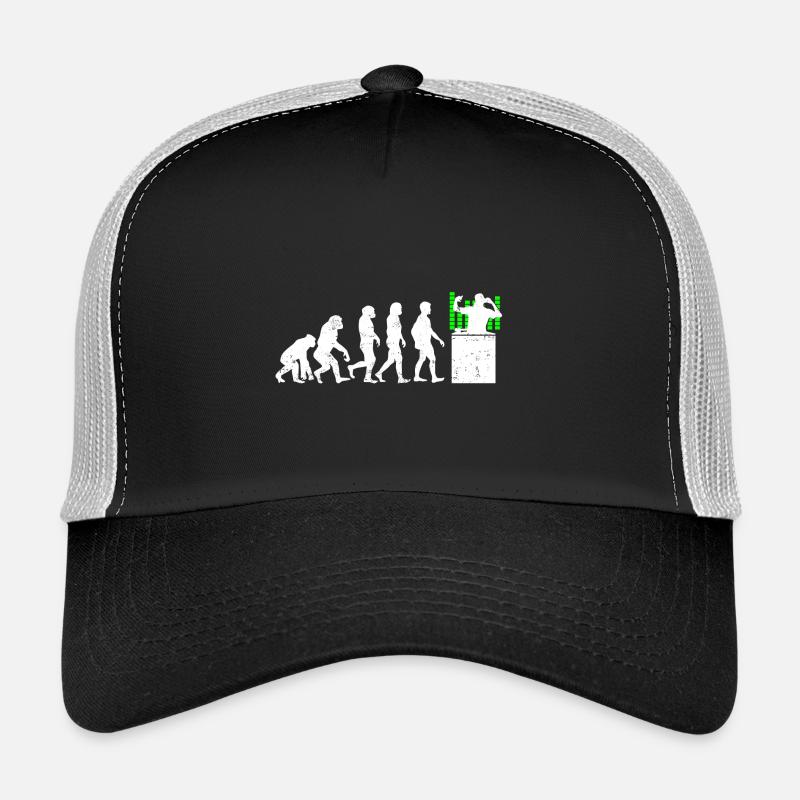 Dj evolution development music turntable Trucker Cap