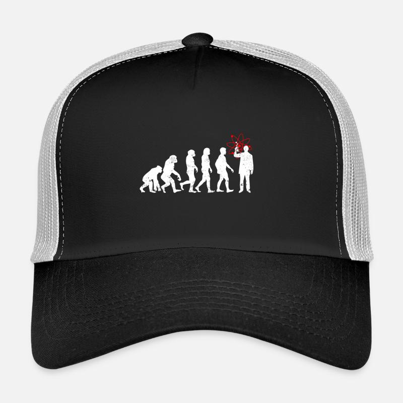 Physiciens profession d'évolution, l'emploi, la physique, la science, - Casquette trucker  - noir/gris pierre