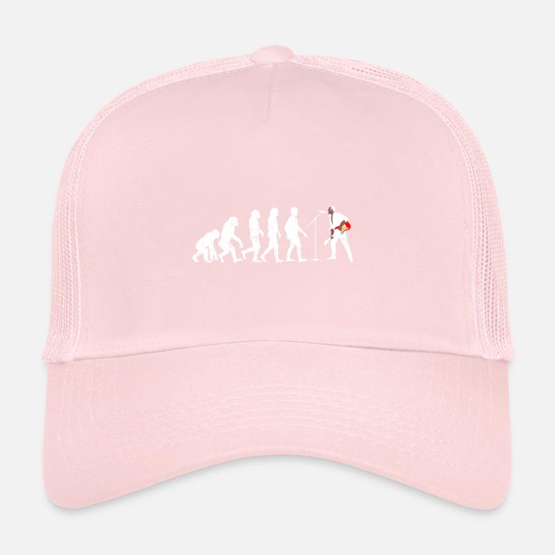 Rock singer evolution guitar gift hardrock Trucker Cap