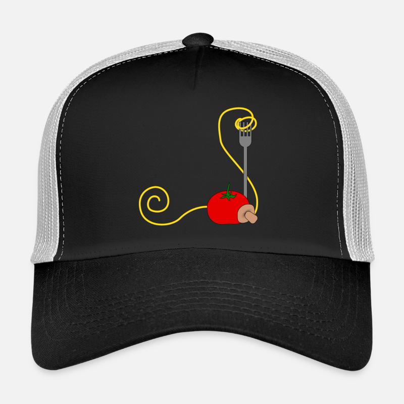 spaghetti pasta nudeln lasagne macaroni noodles24 Trucker Cap