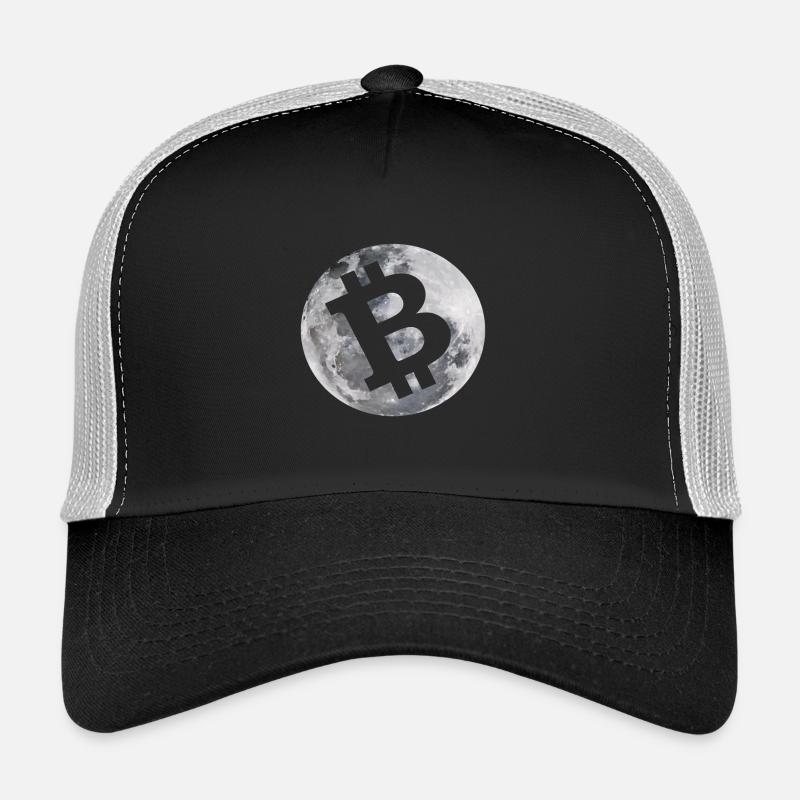 Bitcoin à la lune / crypto-monnaie / idée cadeau Casquette trucker 