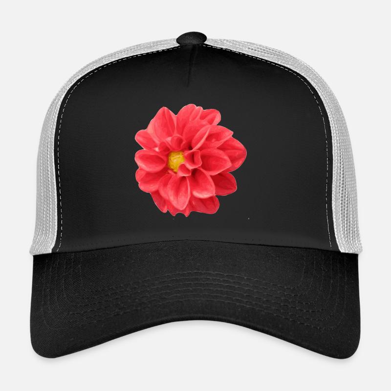 fleur Casquette trucker 