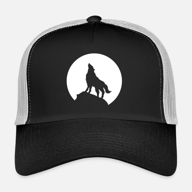 Wolf - Trucker Cap - Schwarz/Steingrau