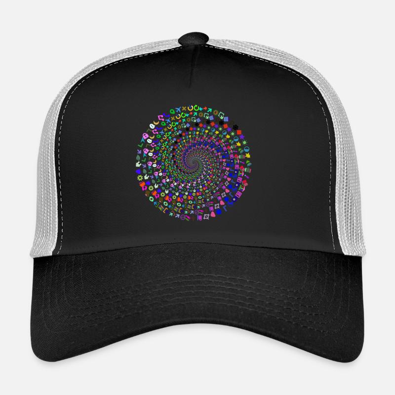 Dinge - Trucker Cap - Schwarz/Steingrau