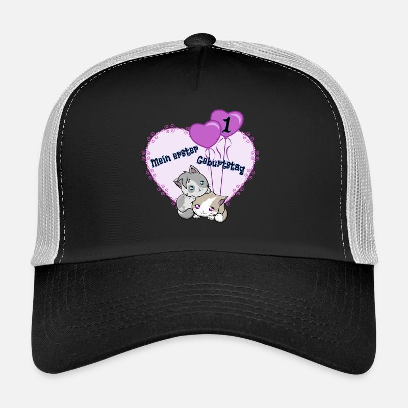 Mein erster Geburtstag für Mädchen Geschenk Idee Trucker Cap