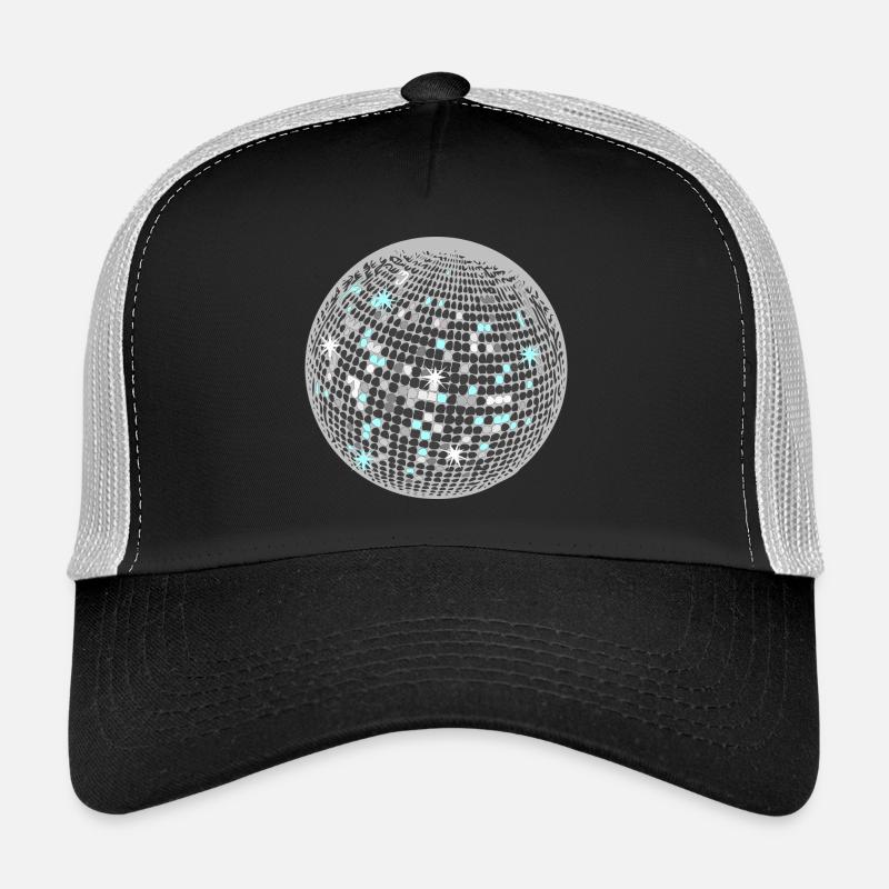 Disco Kugel - Trucker Cap - Schwarz/Steingrau