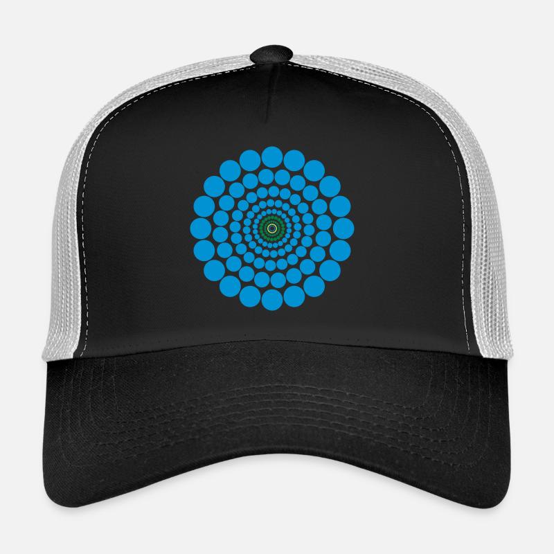 Kreise Muster Kunst abstrakt magisch Geschenk cool Trucker Cap