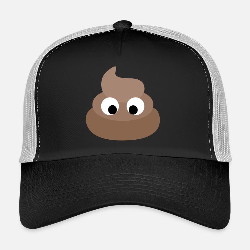 Petit crotte avec des yeux doux drôles Casquette trucker 