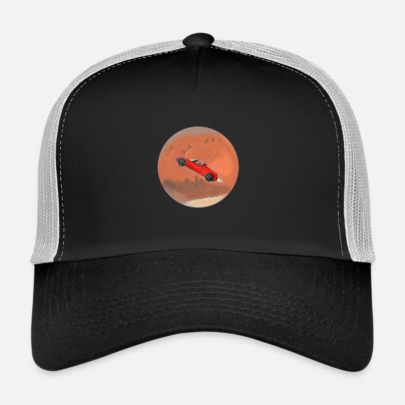 Voiture de l’espace / , , - Casquette trucker  - noir/gris pierre