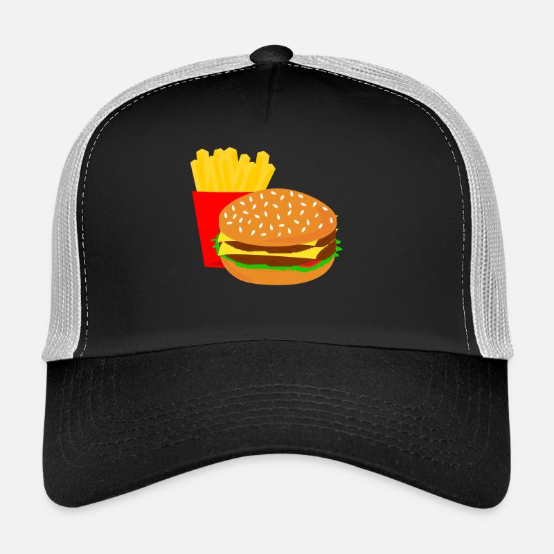 Burger Français nourriture idée cadeau amant Casquette trucker 