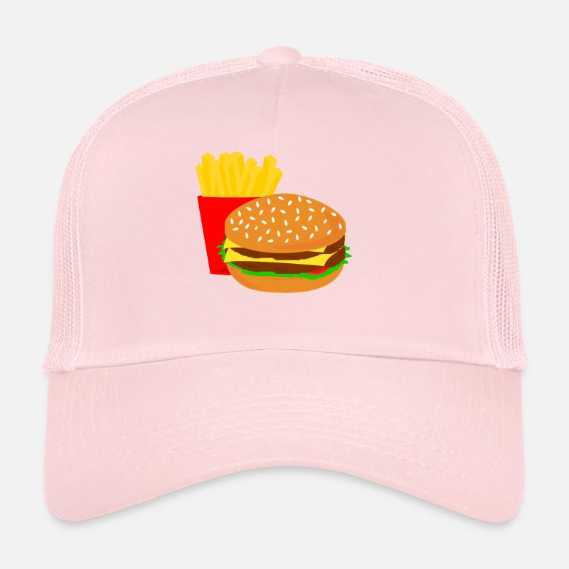 Burger Français nourriture idée cadeau amant Casquette trucker 