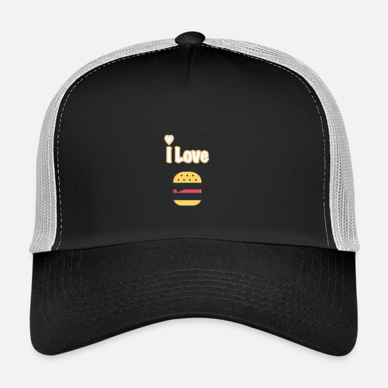 I love Burger Trucker Cap