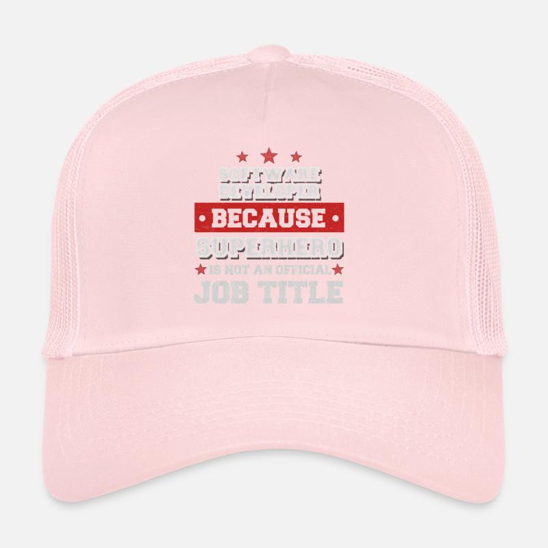 Software Developer Superhero Shirt Trucker Cap