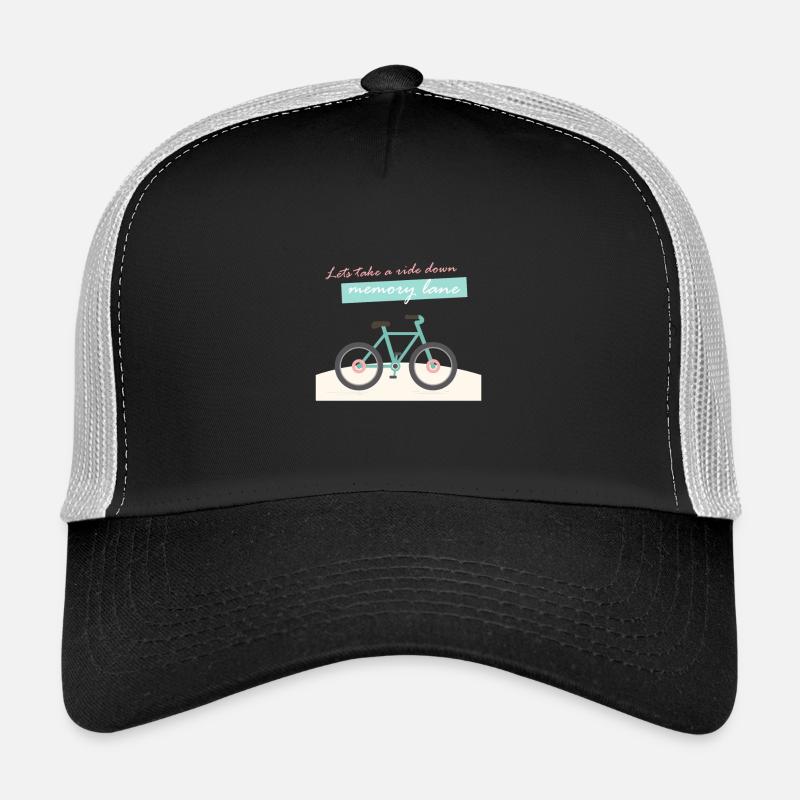 Memory lane - Trucker Cap - Schwarz/Steingrau