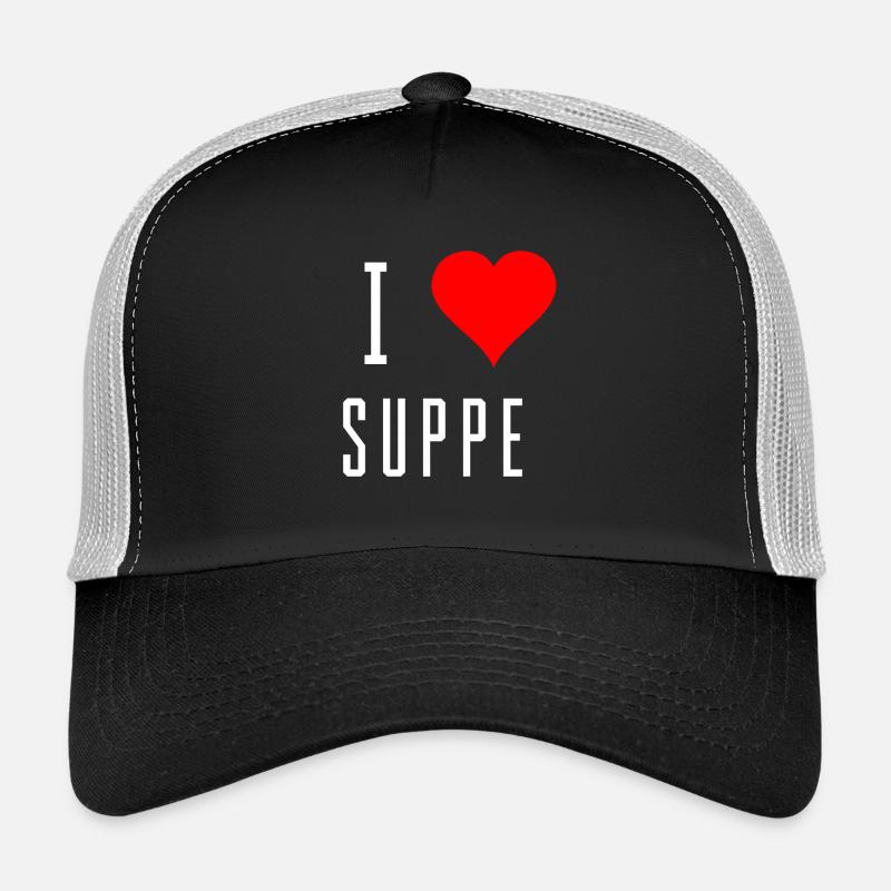 J'adore la soupe amant soupe idée cadeau Casquette trucker 