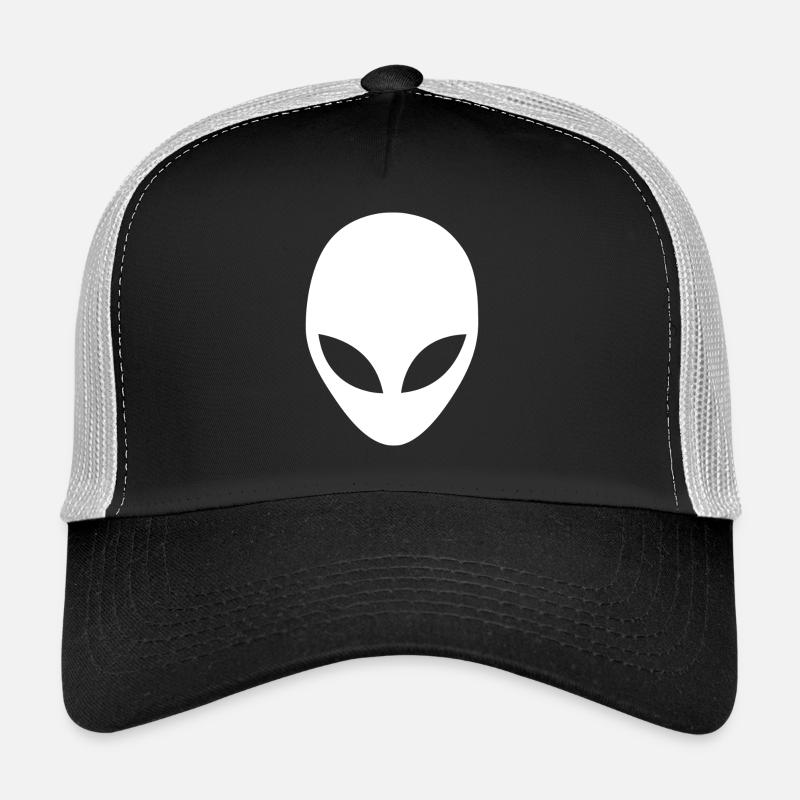 white Alien - Trucker Cap - black/stone grey