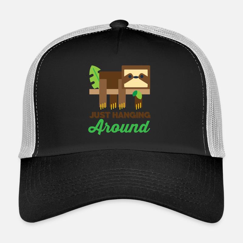 chat doux - Casquette trucker  - noir/gris pierre