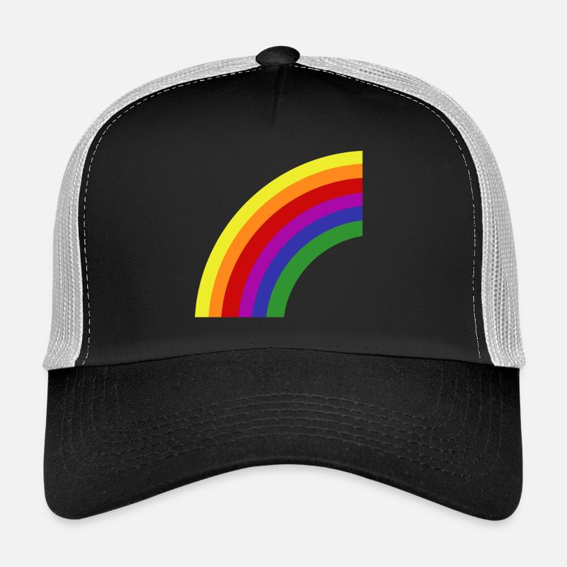 Rainbow - Trucker Cap - Schwarz/Steingrau