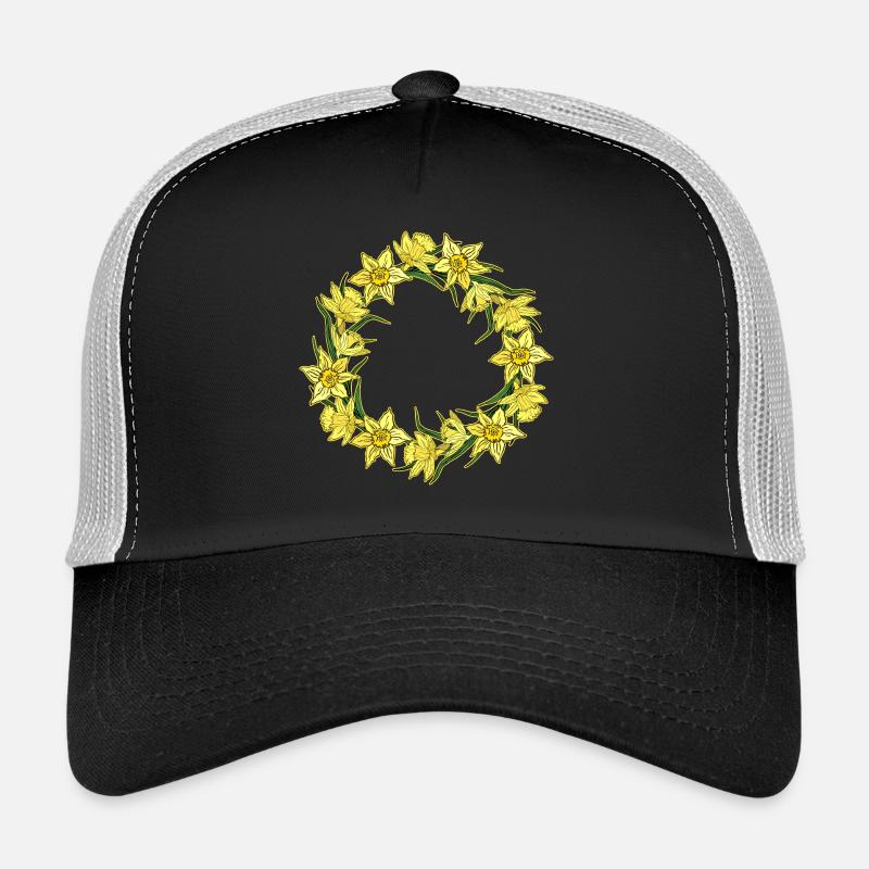 Valentine's Day Easter Birthday Wedding Daffodils Trucker Cap