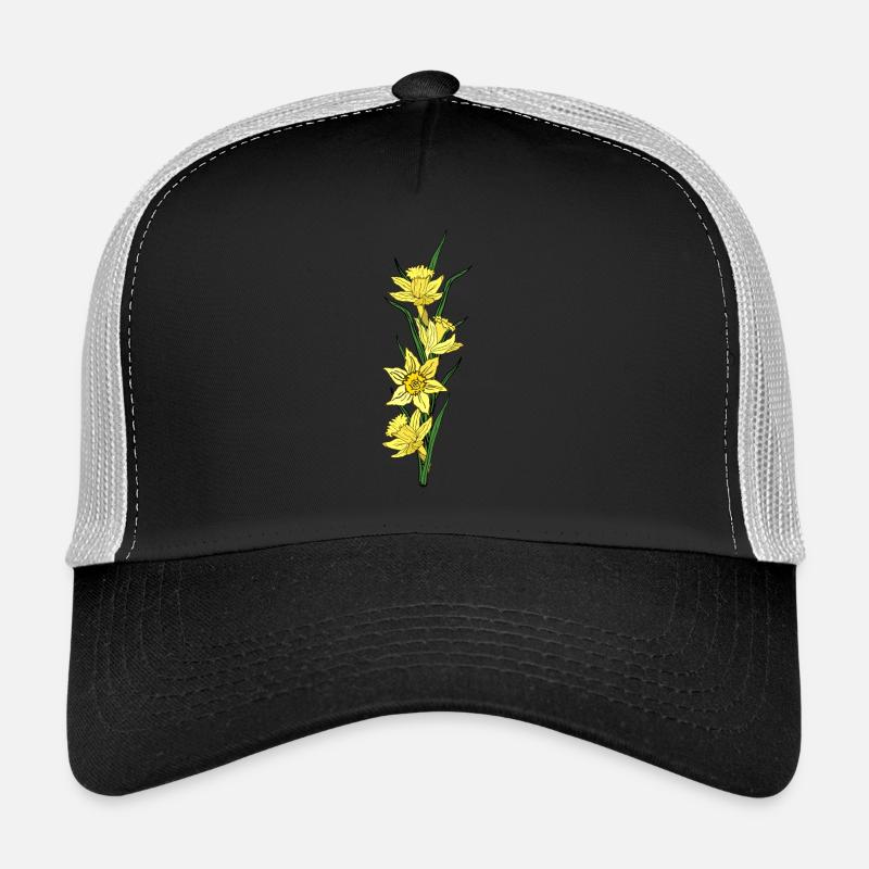 Valentine's Day Easter Birthday Wedding Daffodils Trucker Cap