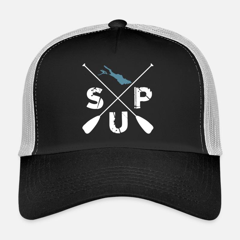 SUP - Casquette trucker  - noir/gris pierre