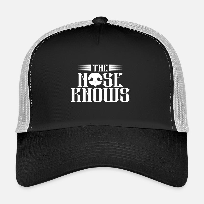 The Nose Knows - Trucker Cap - black/stone grey