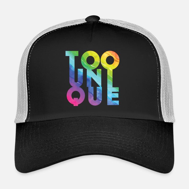 Zu einzigartig - Trucker Cap - Schwarz/Steingrau