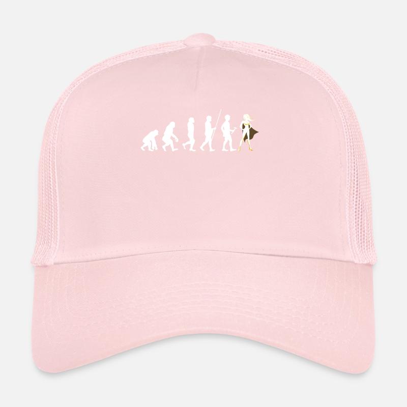 Evolution du cadeau t-shirt super-héros puissance Casquette trucker 